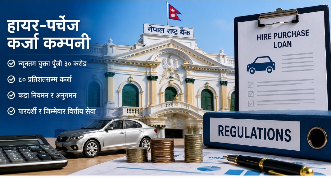 हायर–पर्चेज कम्पनीको नियमनमा राष्ट्र बैंकको कडाइ