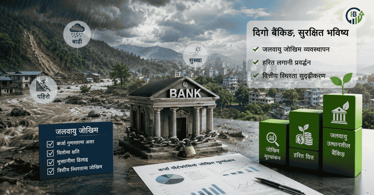 जलवायु जोखिम बढ्दै, बैंकिङ क्षेत्रको तयारी कति?